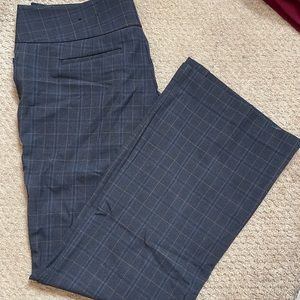 Express navy pinstripe bootcut pant